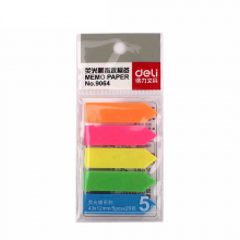 得力 9064 百事贴 44ｘ12mm/20张ｘ5pcs （单位：包） 混色