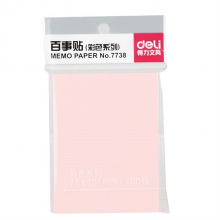 得力 7738 百事贴 76ｘ101mm （单位：包） 混色