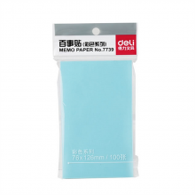 得力 7739 百事贴 76ｘ126mm （单位：包） 混色