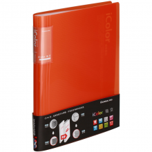 齐心 SC480 I Color可变背脊名片册 480枚 橙