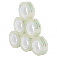 齐心 JF1830-8 超透文具胶带18mm*30y 8卷/筒 透明