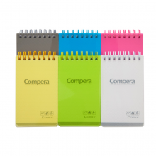 齐心 CPA7801 Compera 双螺旋PP面本A7 80页 透黄