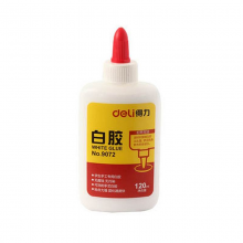 得力 9072 手工白胶胶水 120ml (单位:瓶) 混色
