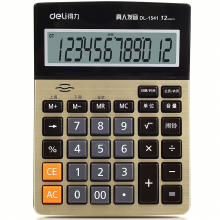 得力 1541A 语音计算器 185ｘ135ｘ39mm （单位：个） 金