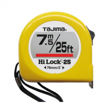 田岛L25-75钢卷尺7.5m 直尺