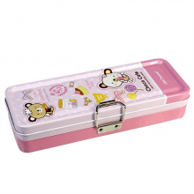 得力 95556 三层文具盒 210ｘ77ｘ40mm （单位：只） 混色