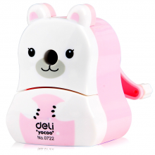 得力 0722 卷笔刀/器 102ｘ62ｘ90mm （单位：只） 混色