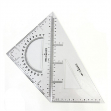 得力 6425 三角尺 25cm （单位：套）