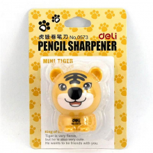 得力 0573 虎娃卷笔刀/器 0.5mm (单位:只) 黄色