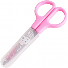 得力 6021A 学生剪刀 121mm/opp袋 (单位:把) 混色