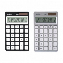 得力1576A桌面计算器 普通计算器(银色)