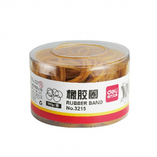 得力 3215 橡胶圈皮筋 100g/筒 （单位：筒） 黄