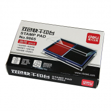得力 9865 快干印台 137ｘ87ｘ25mm （单位：只） 混色
