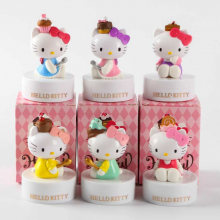 三丽鸥凯蒂猫hello kitty 巧克力派对第三代 摆件模型 带底座礼物