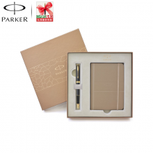 PARKER 派克 卓尔磨砂黑杆金夹墨水笔 笔记本礼盒套装专柜正品