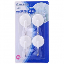 茶花 2912 挂钩 4只/卡 (单位：卡）