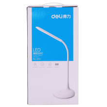 得力4321LED触控台灯 灯具(白)
