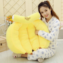 香蕉抱枕 毛绒玩具午睡车载靠垫 亲子抱枕 生日礼物 婚庆