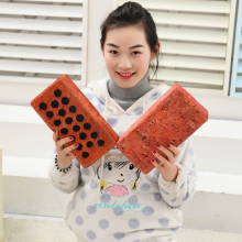 个性创意搞怪逼真板砖抱枕靠垫整蛊毛绒玩具靠垫女生儿童礼物