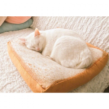 微博同款猫咪土司切片面包坐垫动漫周边吐司宠物垫子抱枕厂家直销