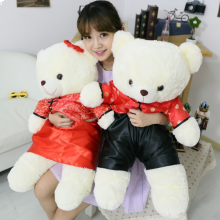 供应 唐装维尼熊 情侣熊 穿衣泰迪熊 婚庆娃娃 婚纱泰迪熊