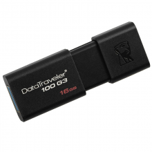 金士顿（Kingston）DT 100G3 16GB USB3.0 U盘黑色赠品单拍不发货