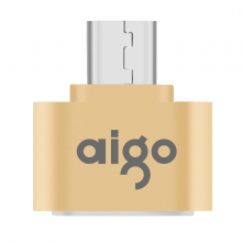  爱国者（aigo）OTG转接头 U盘转Micro USB接口安卓手机数据转接