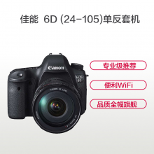  佳能(Canon) EOS 6D 单反套机（24-105mm）准专业 全画幅数码单