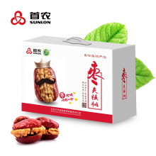 首农红枣夹核桃仁礼盒装A与B两款可选新疆和田大枣夹核桃送人礼品