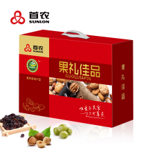 首农干果礼盒果礼佳品A款混合坚果礼盒1350g干果果仁组合大礼包