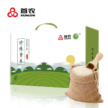 首农 大米礼盒 三元大米 月光珍米5000g