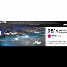 惠普HP 981Y 超高印量品红色原装 PageWide 墨盒