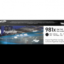 惠普HP 981X 高印量黑色原装 PageWide 墨盒