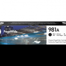 惠普HP 981A PageWide 黑色原装墨盒