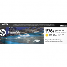 惠普HP 976Y 超高印量黄色原装 PageWide 墨盒