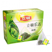 立顿Lipton 独立三角袋泡乐活绿茶包 1.5g*20袋