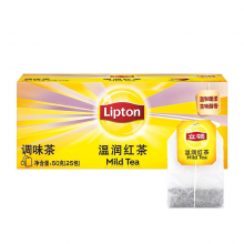 立顿Lipton 袋泡温润红茶包 2g*25