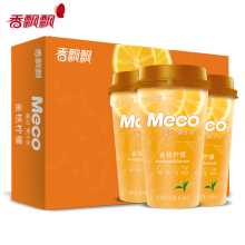 香飘飘奶茶 Meco蜜谷 果汁茶 金桔柠檬口味400ml 15杯