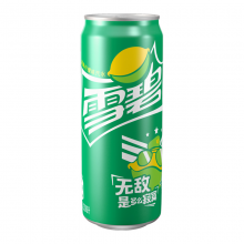 雪碧 Sprite 柠檬味碳酸饮料 330ml*24罐 整箱装