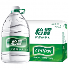 怡宝 饮用水 纯净水4.5L*4桶装水 整箱装