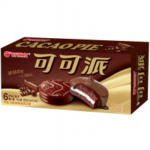 好丽友Orion  营养早餐点心 下午茶 可可派6枚180g/盒