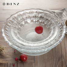 玻璃碗可爱家用欧式简约小号碗水果沙拉碗甜品碗