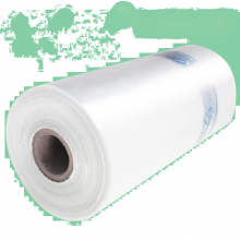  保鲜袋食品袋家用购物袋塑料袋包装连卷手撕袋200只纯白25*35