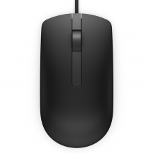 戴尔（DELL）MS116 有线鼠标 商务办公鼠标（黑色）