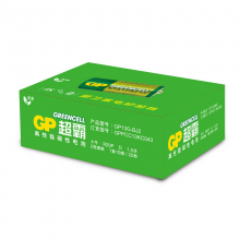 超霸（GP）1号大号碳性电池干电池20粒装 适用于燃气灶/燃气热水器/手电筒等 R20P