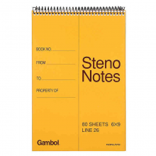 国誉（KOKUYO）Gambol系列 WCN-S6090竖翻笔记本 A5 80页螺旋速记本