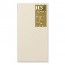 日本tn TRAVELER‘S notebook旅行者笔记本空白轻量纸内芯标准型013