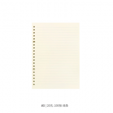 A5活页笔记本内页替芯100张 