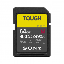 索尼(SONY)64G  TOUGH规格SD存储卡 SF-G64T 