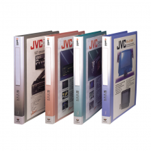 齐心 NF406A-S 办公必备活页资料册 A4 20袋30孔塑胶夹 黑